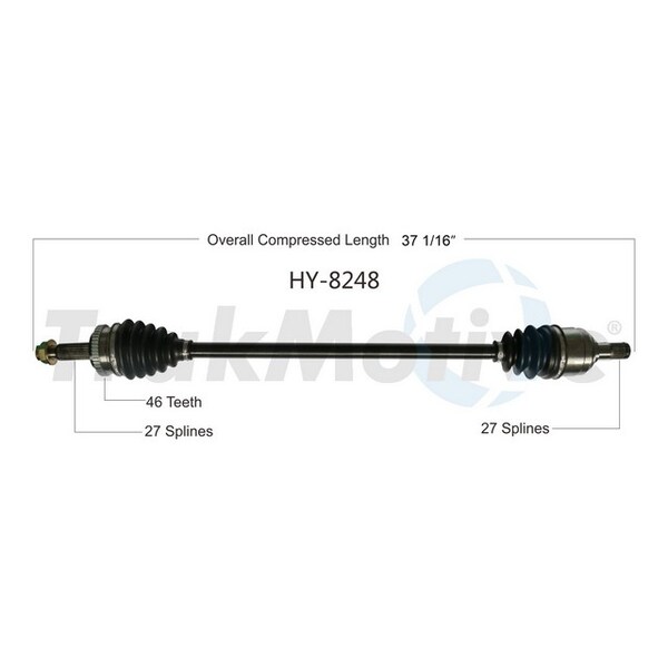 Surtrack Axle Cv Axle Shaft, Hy-8248 HY-8248 - main